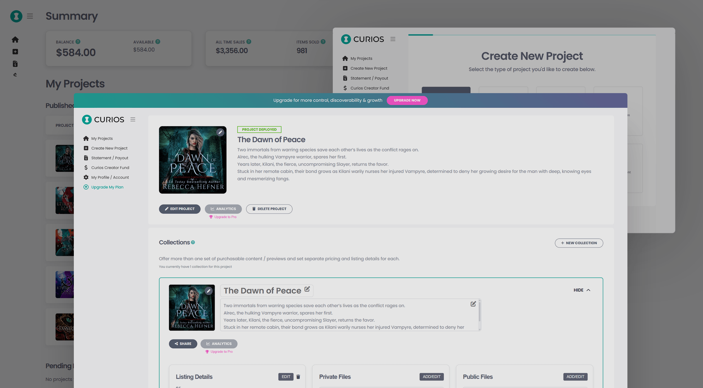 Creator Dashboard
